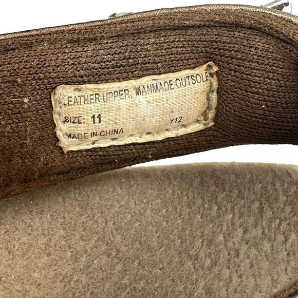 Very Volatile Platform Sandals Jeweled Bronze Metallic Python Womens Size 11 - Picture 11 of 13